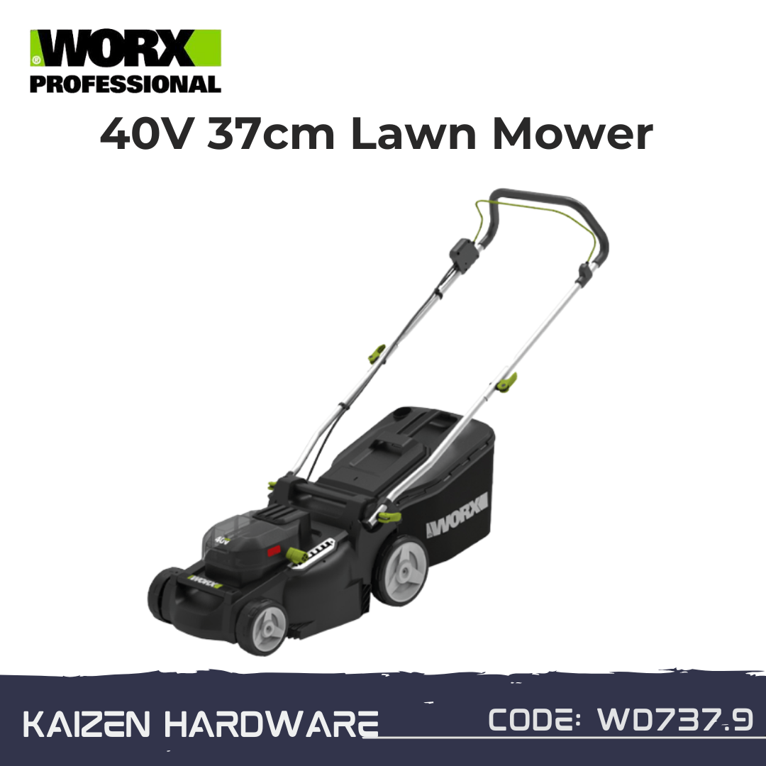 WORX WD737.9 40V 37cm Lawn Mower